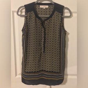 Loft sleeveless blouse